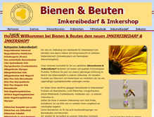 Tablet Screenshot of bienen-beuten.at